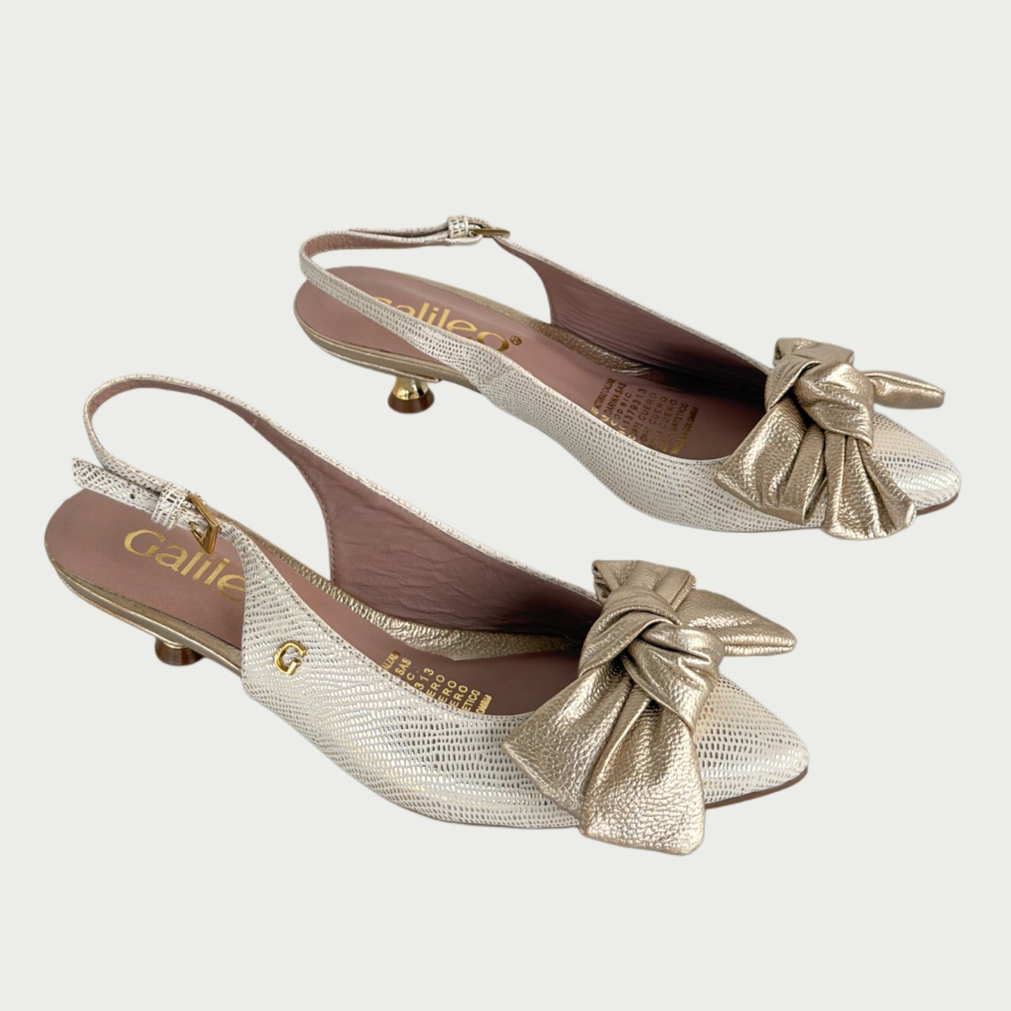 Zapato beige x folia Ref : 6224NP1A34