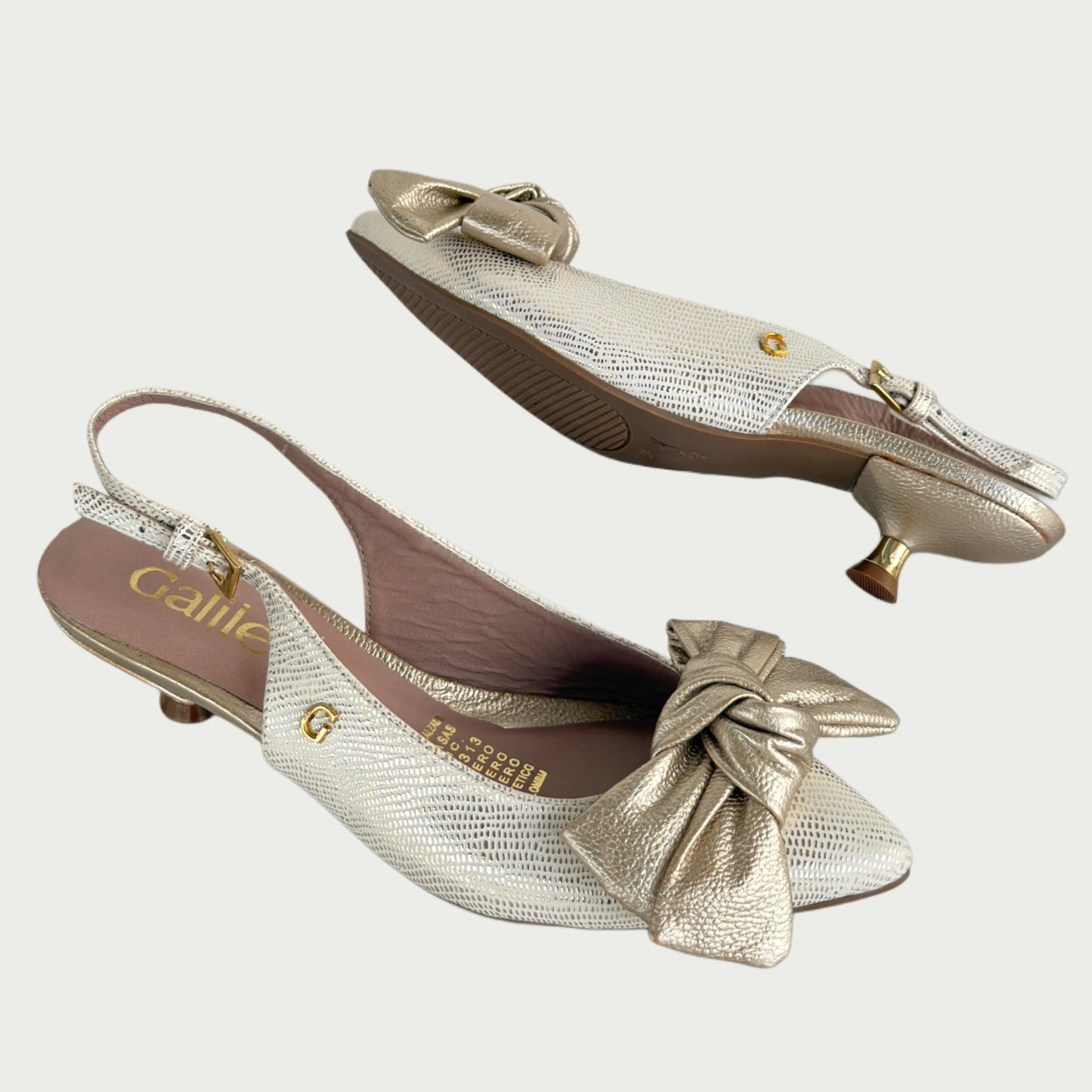Zapato beige x folia Ref : 6224NP1A34