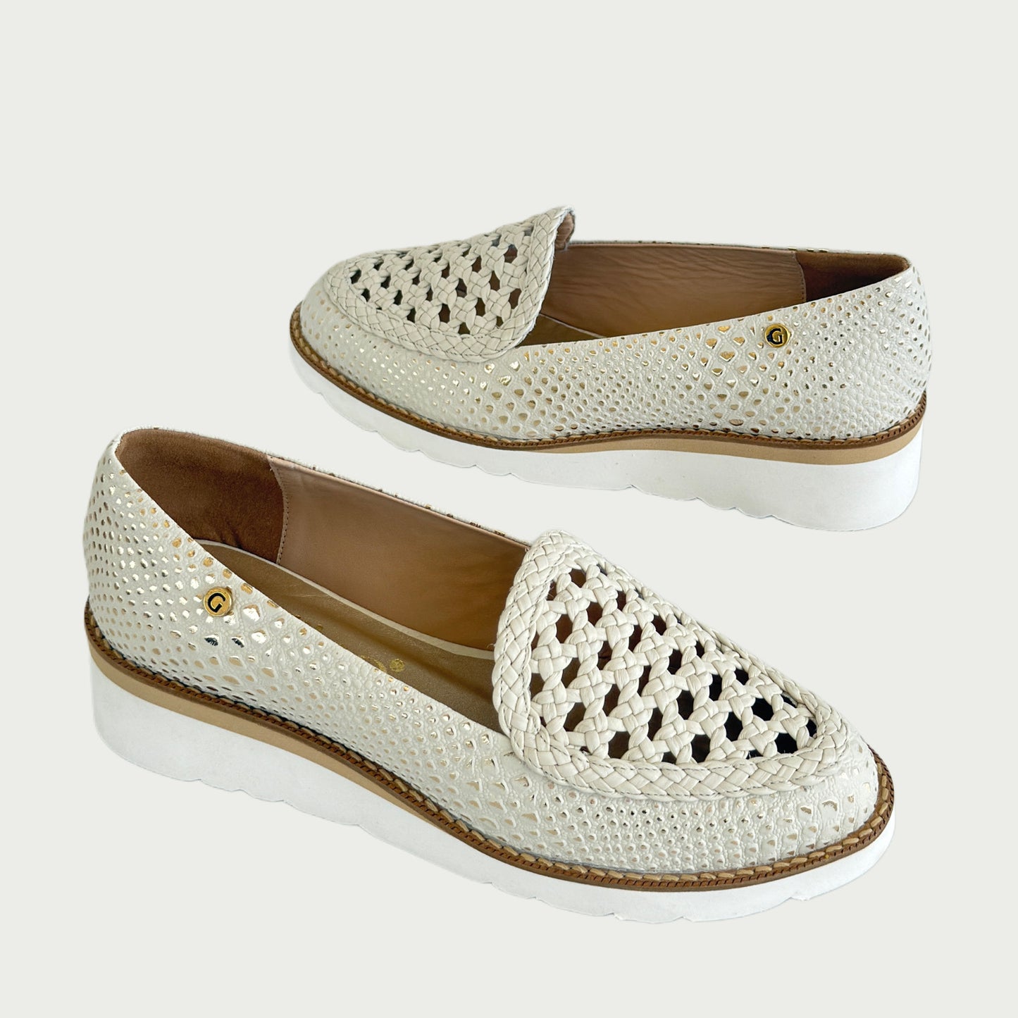Zapatos en cuero beige Ref: 084XPTAL6