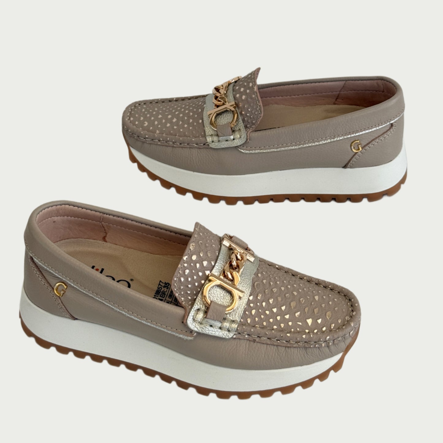 Mocasines en cuero nude arizona rino Ref: 100243TA