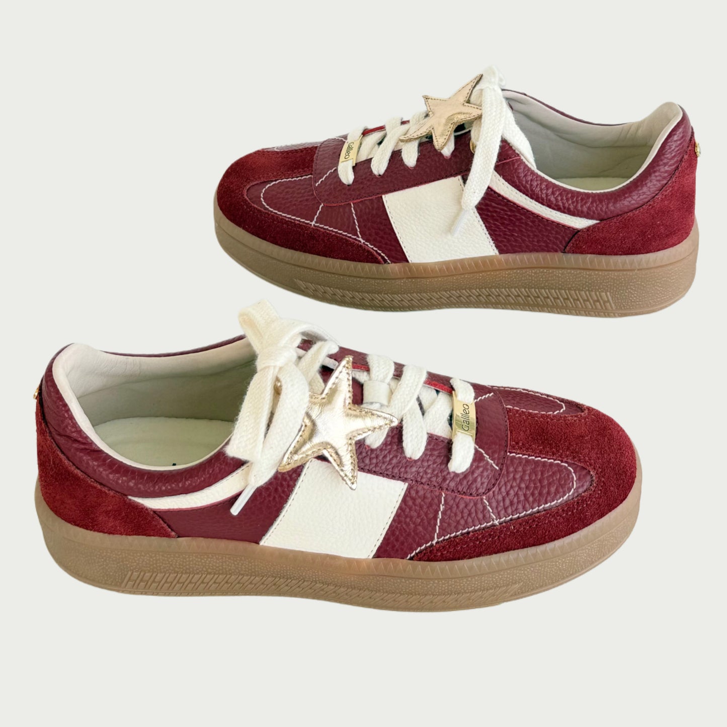 Tenis vinotinto x beige Ref : 704XPVIND