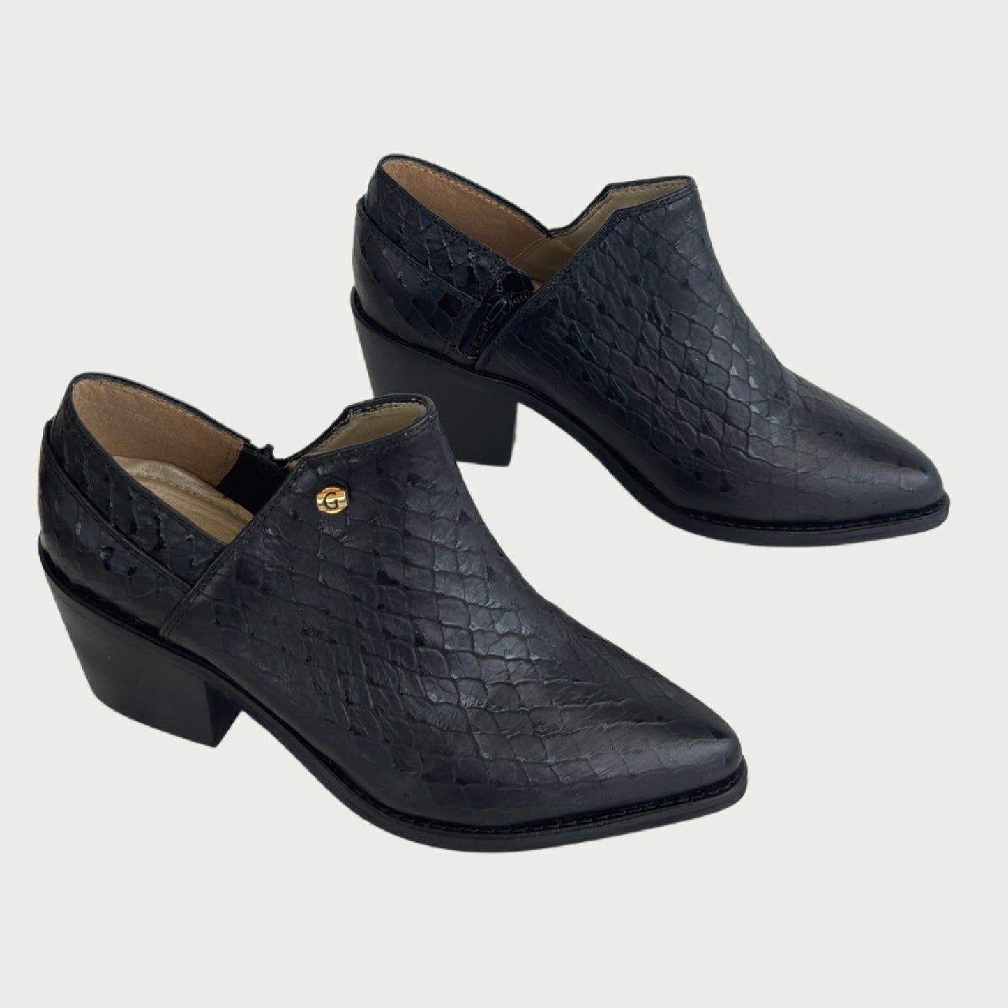 Botin en cuero negro Ref :993MPNEG4