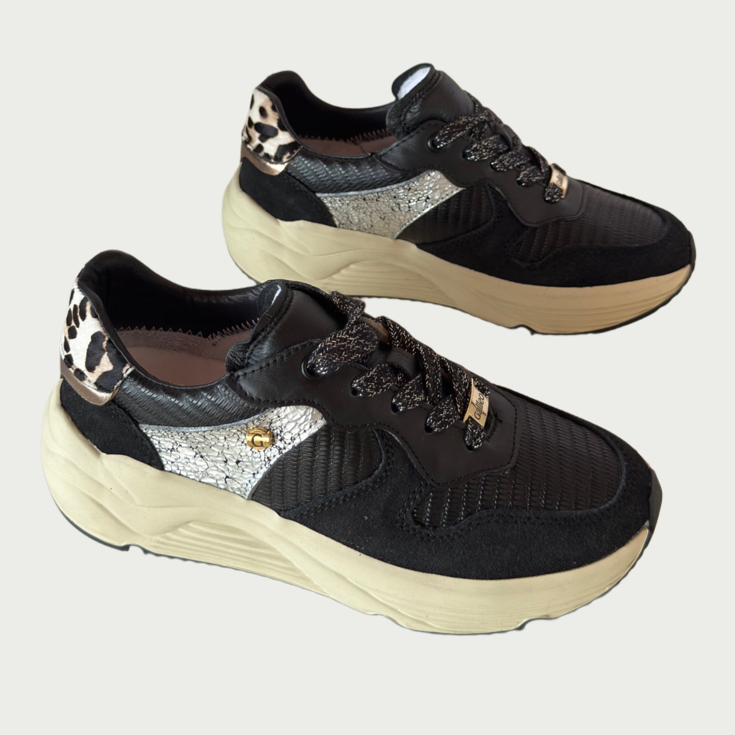 Tenis Negros por folia Ref:NIZAMPNE4