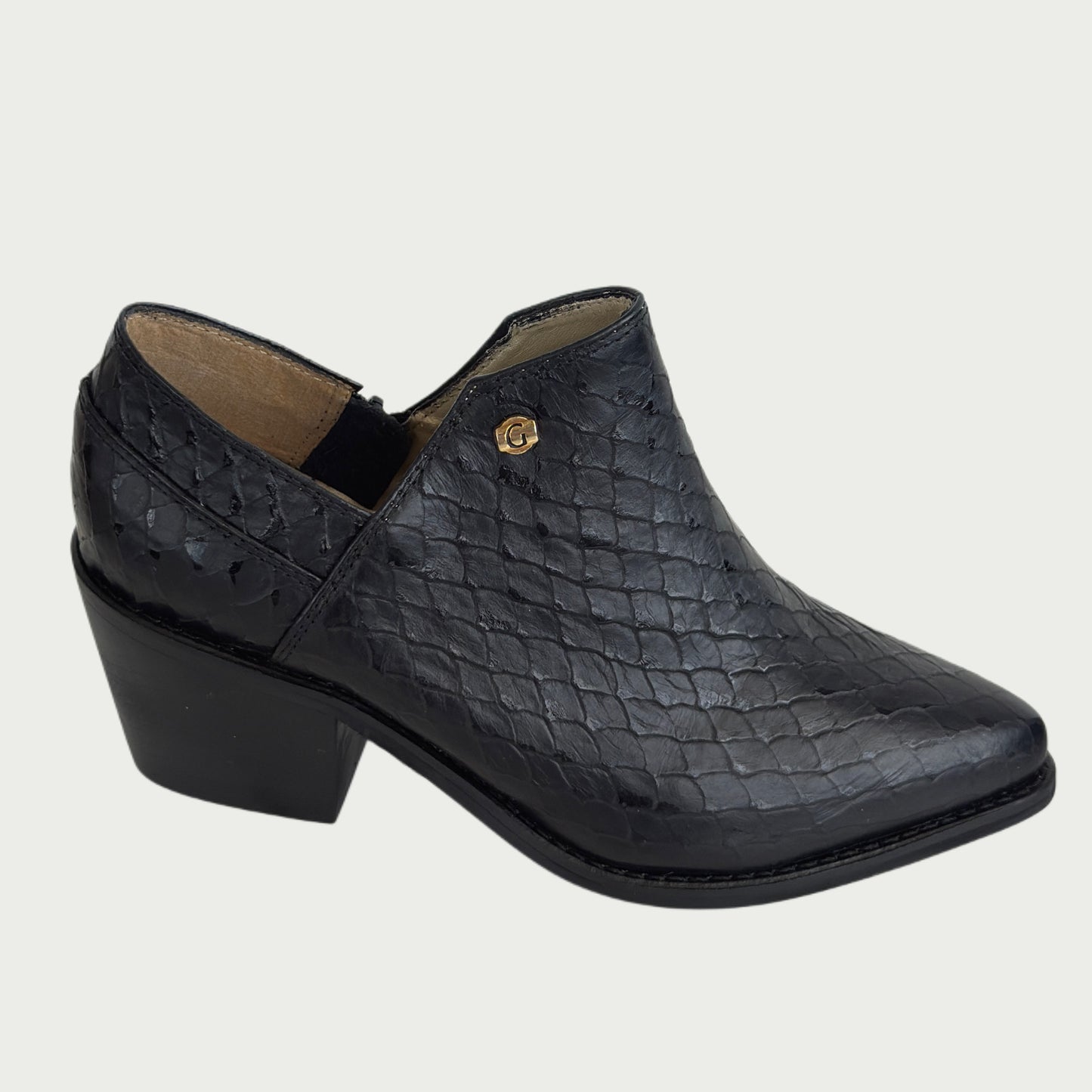 Botin en cuero negro Ref :993MPNEG4