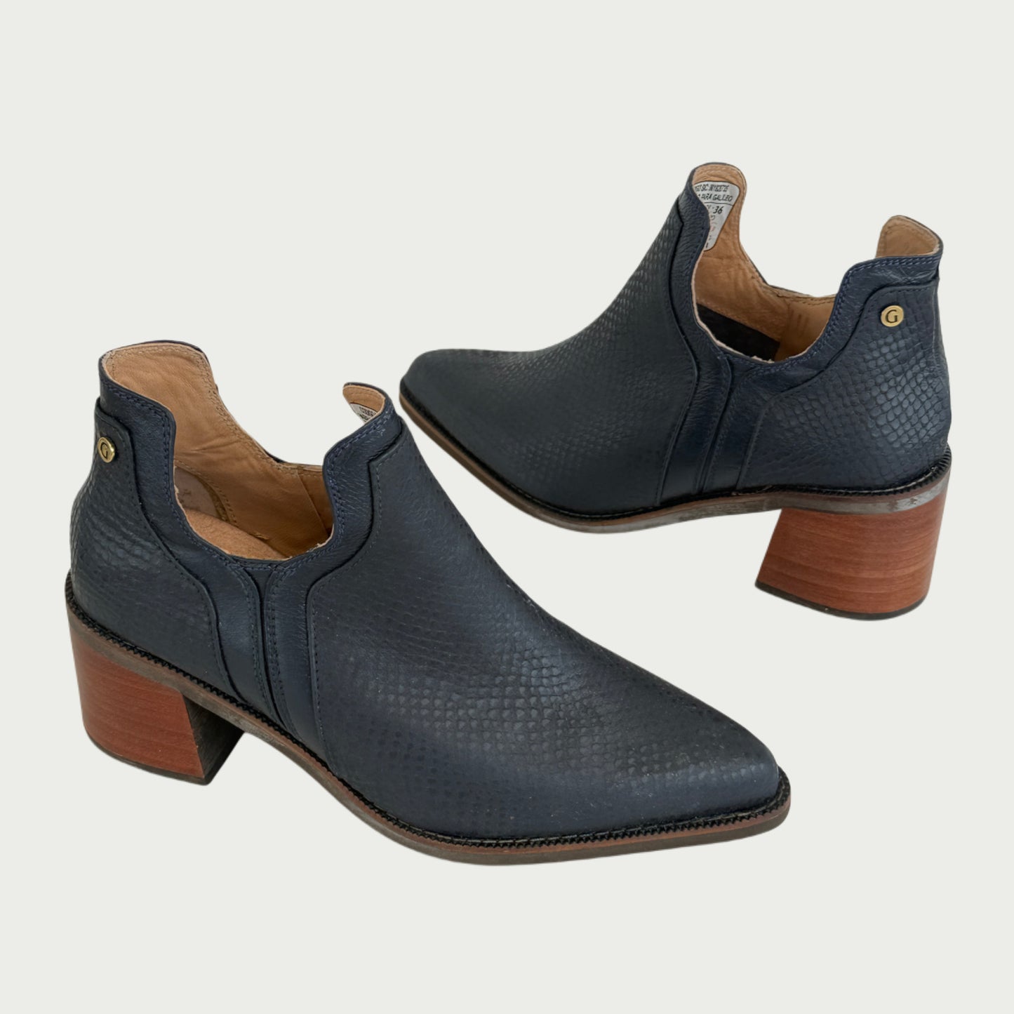 Botin en cuero azul Ref: 5093YZ