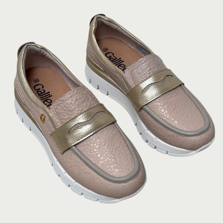 Tennis cuero luna arena x oro Rf SOX29