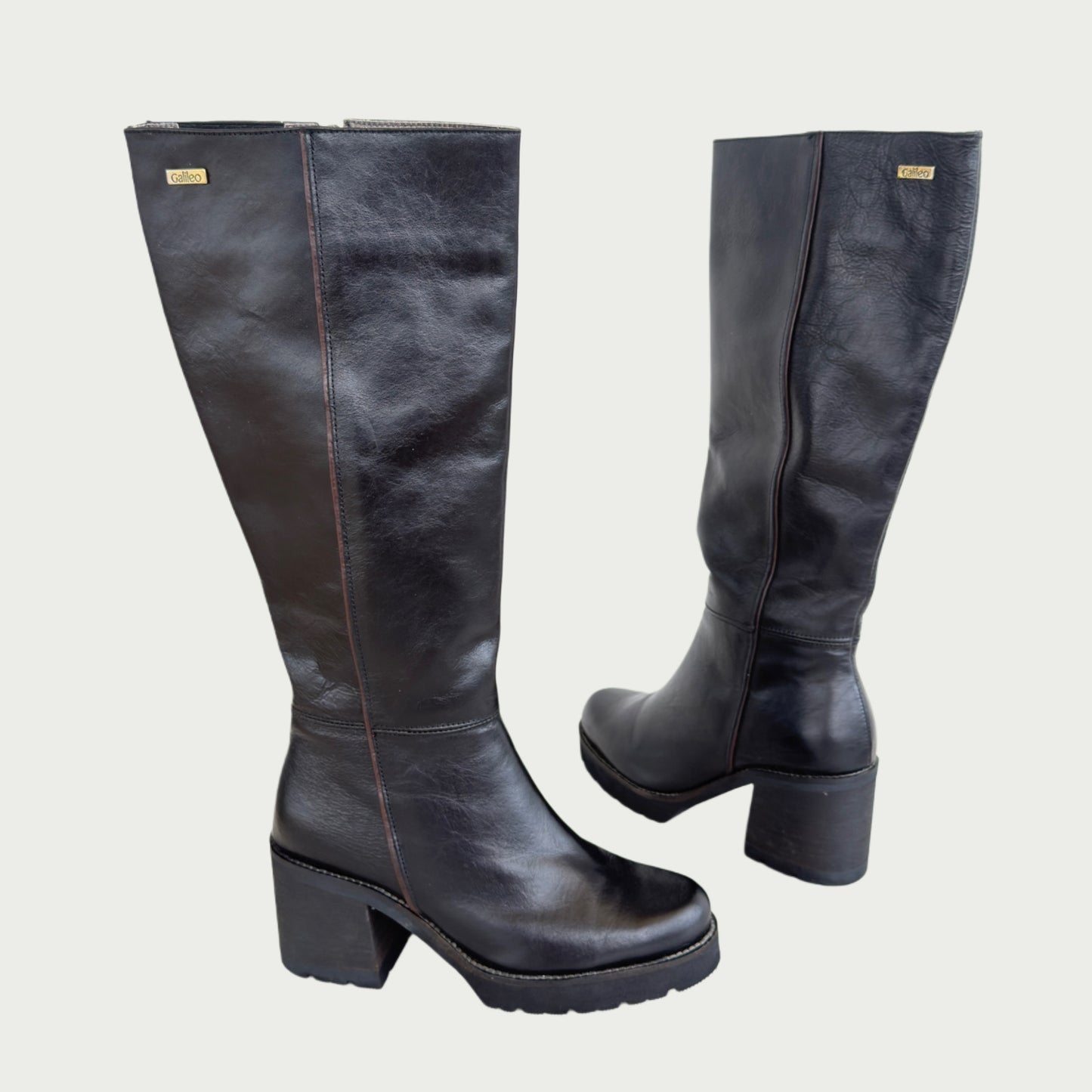 Botas en cuero negro Ref: 6297NPNG