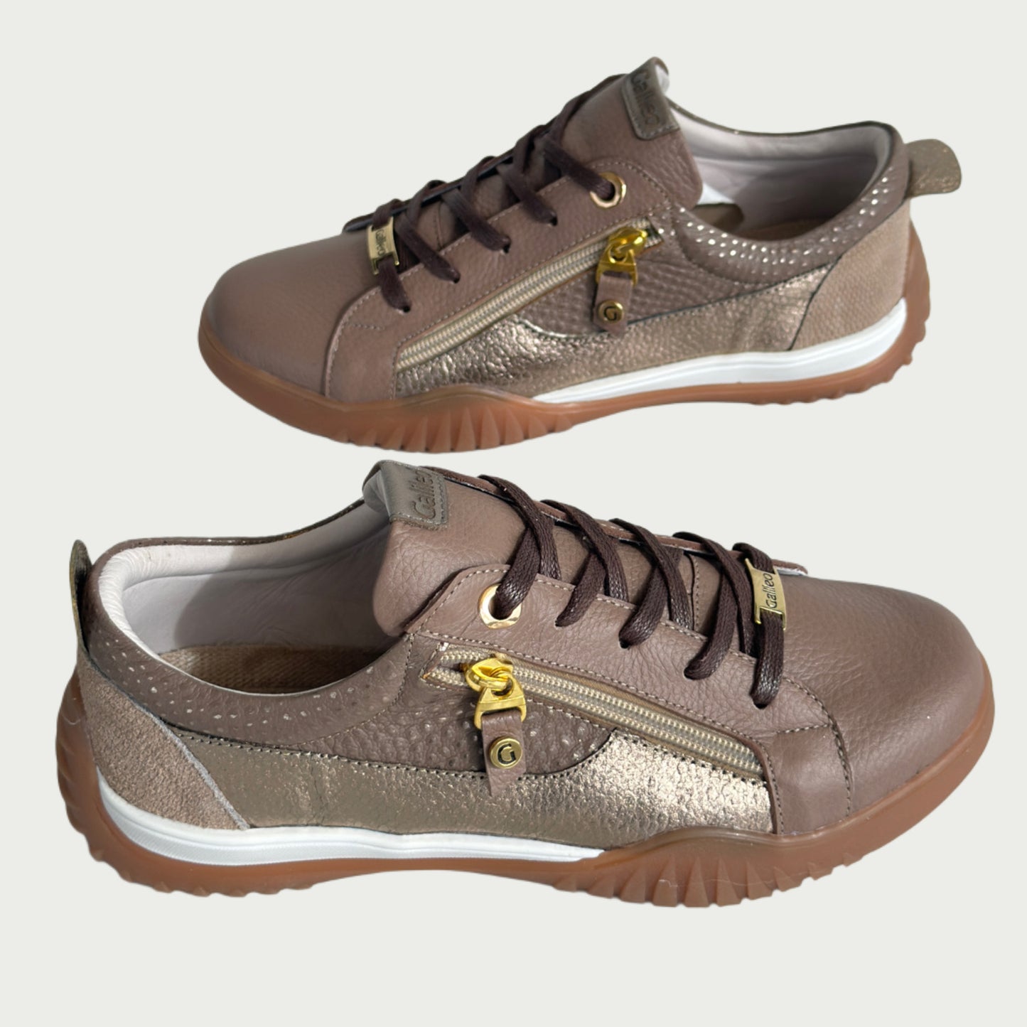 Tennis en cuero brownie x luna Ref: SV72WPCAF