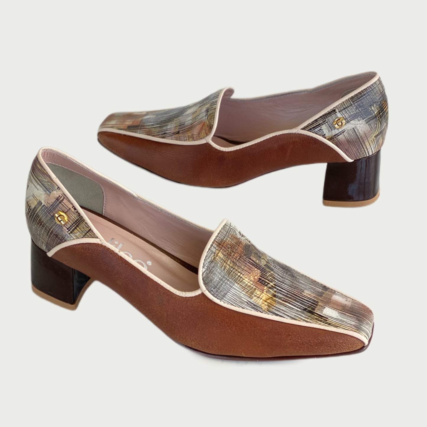 Zapato cafe en cuero Ref : 3091NYC8