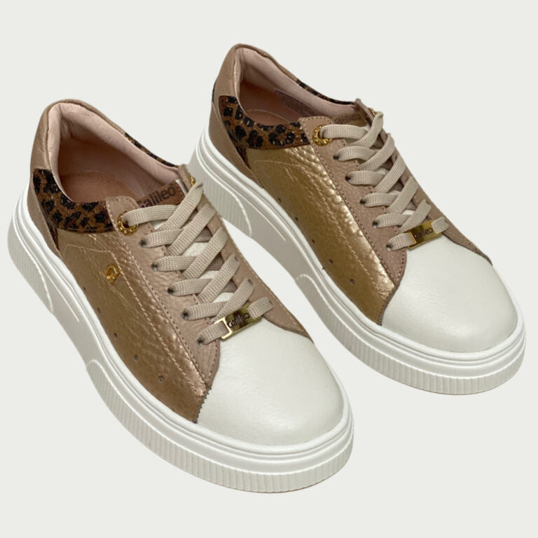 Tennis blanco ostra x miel Rf sv15