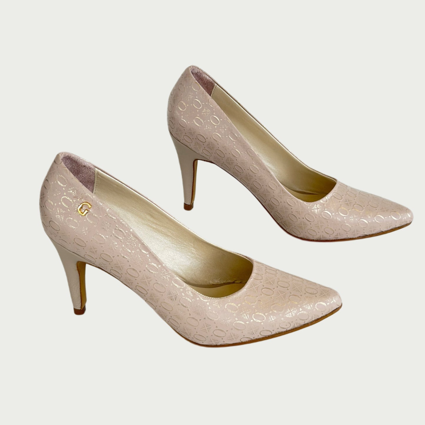 Tacones en cuero nude Ref: 3400ZP
