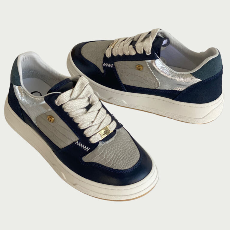 Tennis cuero azul Rf milan01
