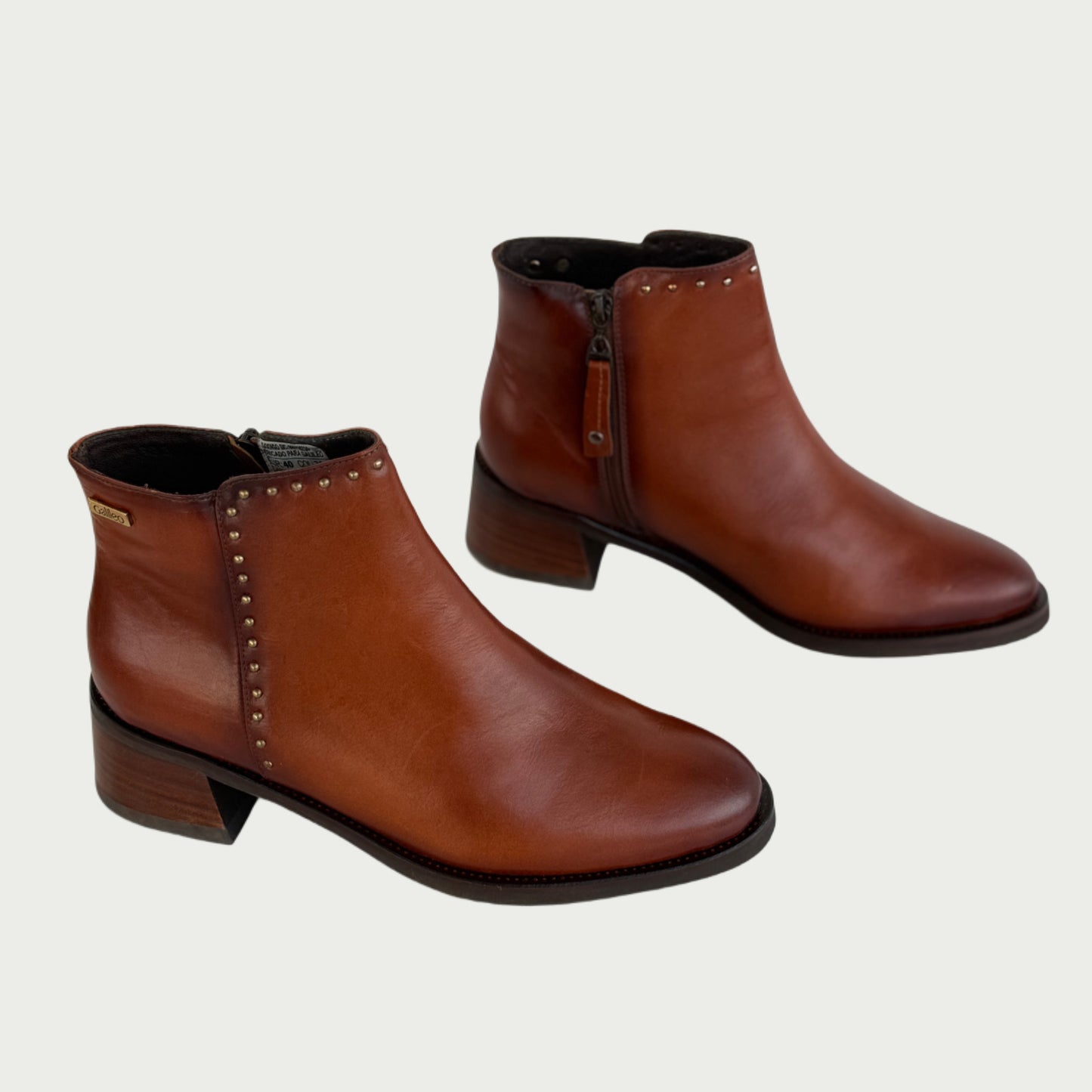 Botin en cuero color miel REF : 6486XPMI9