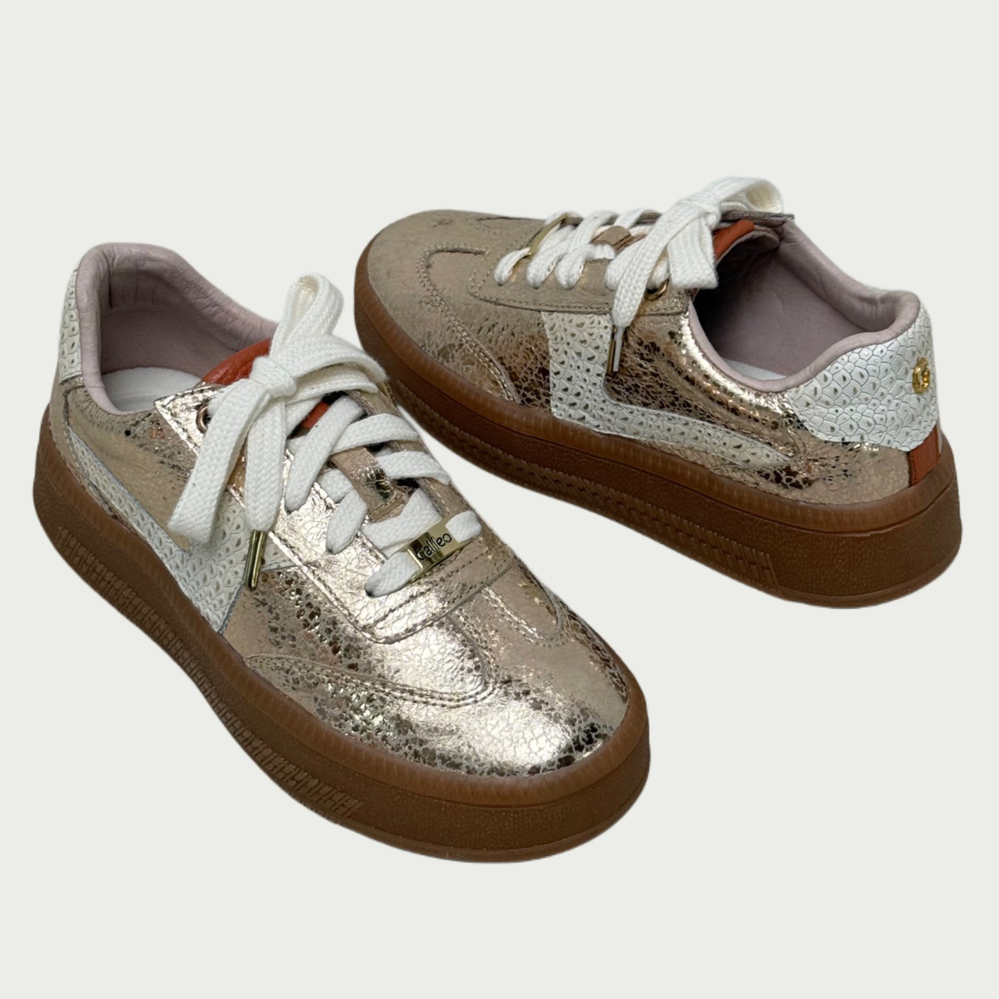 Tenis en cuero oro Ref:M634MPOR4