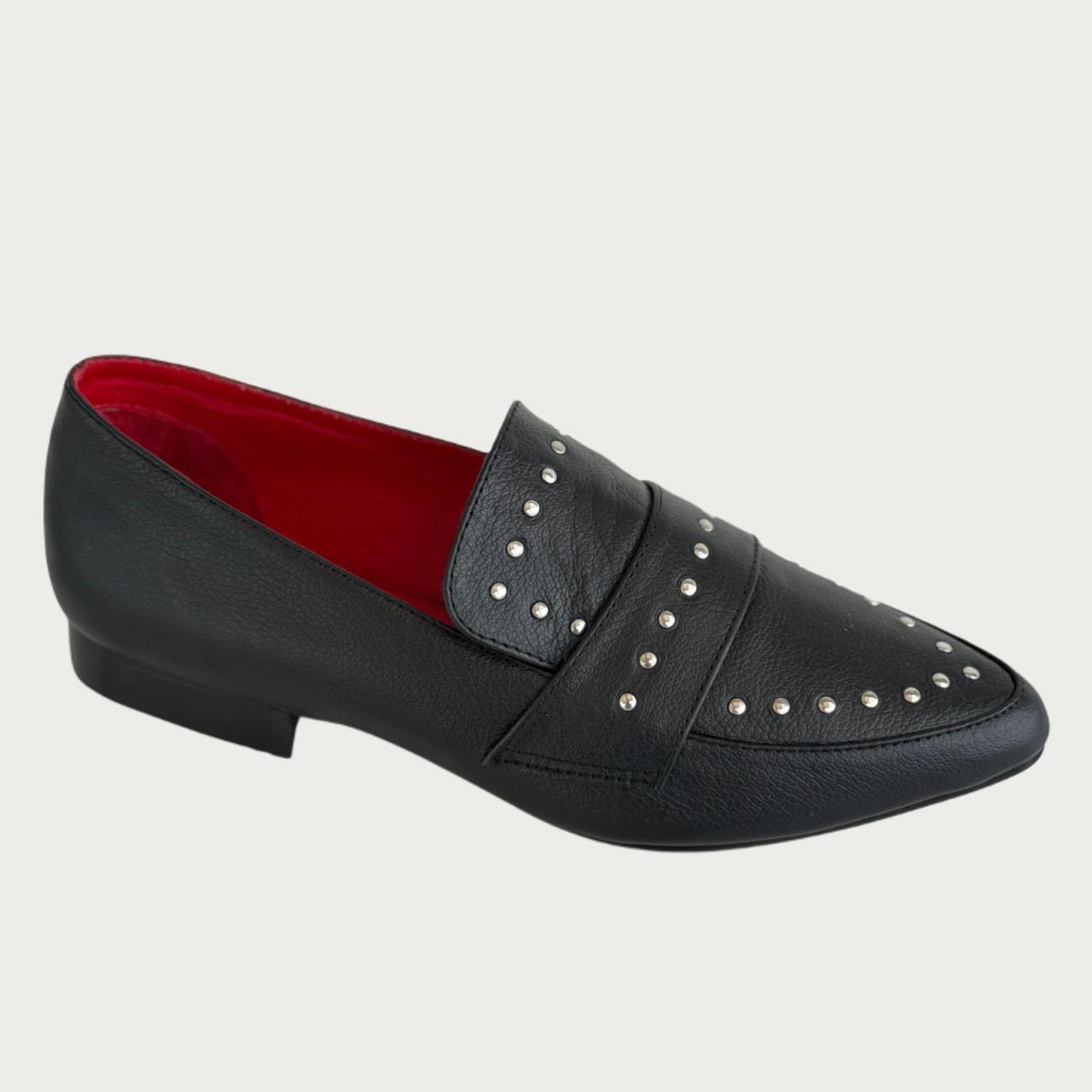 Mocasines en cuero x negro Ref: AMADAXPN
