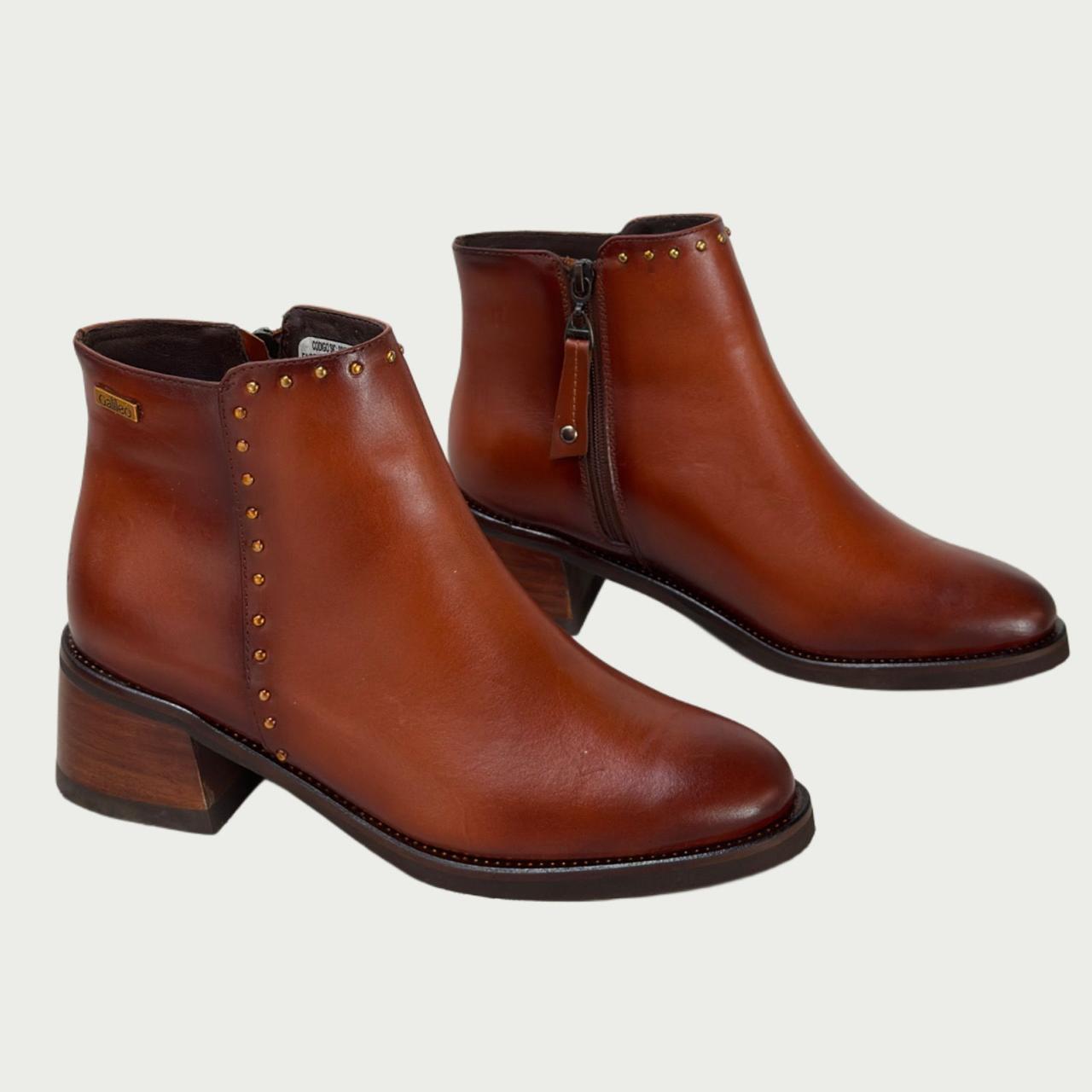 Botin en cuero miel Ref: 6486XPMI