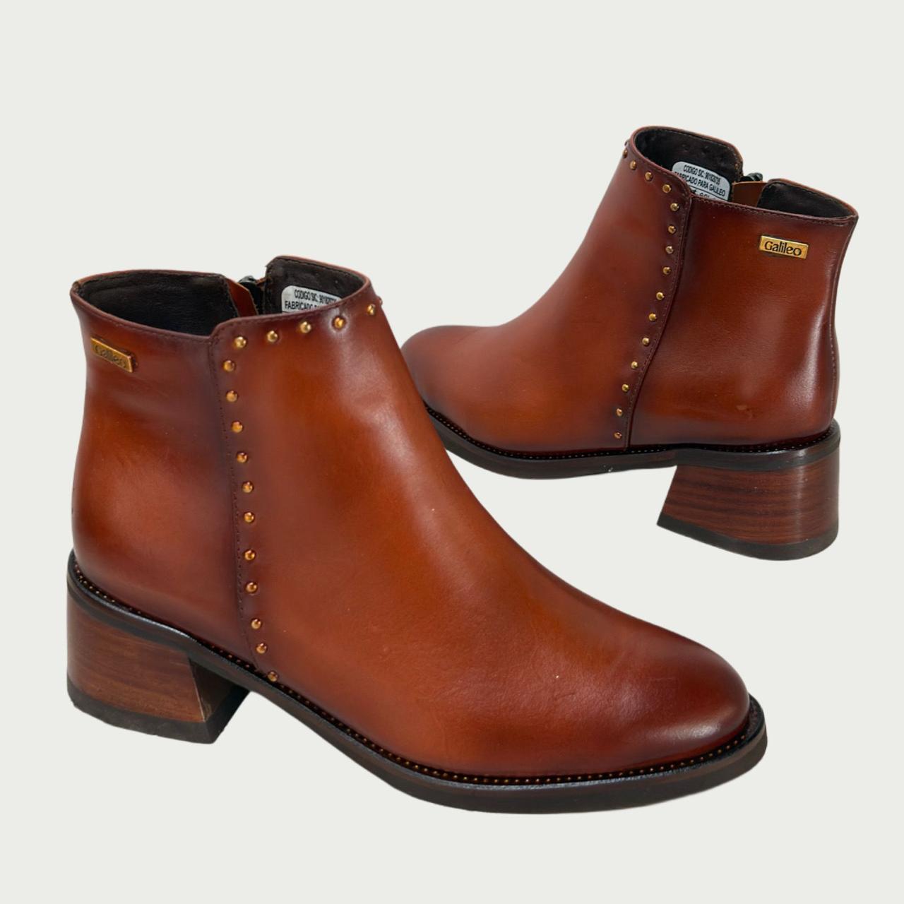 Botin en cuero miel Ref: 6486XPMI