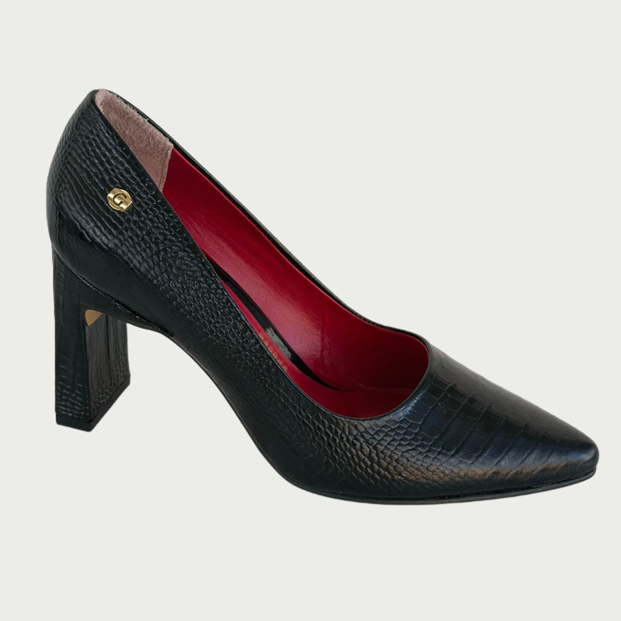 Stilettos en cuero x negro Ref: 4750XPNG