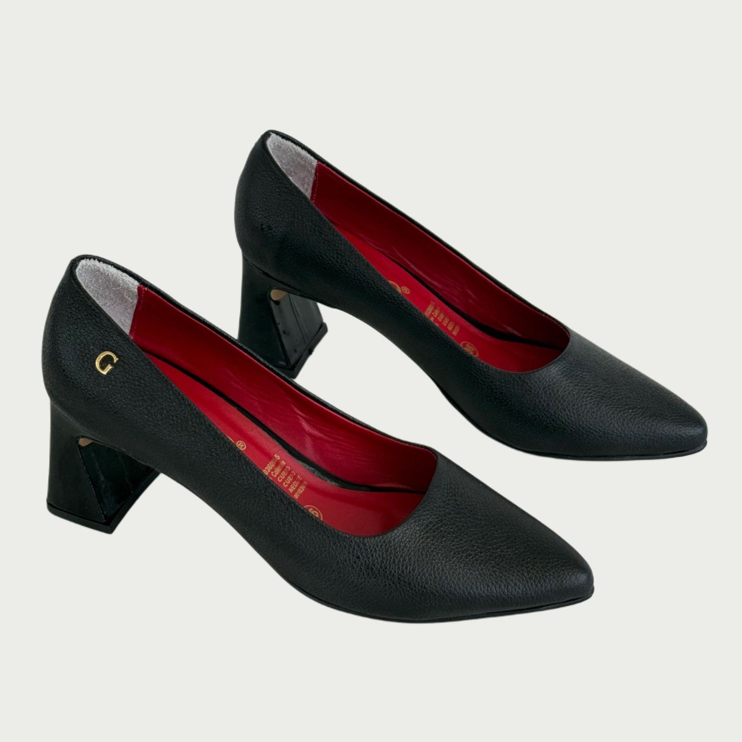 Zapatos en cuero x folia negro Ref: 4750ZPNG