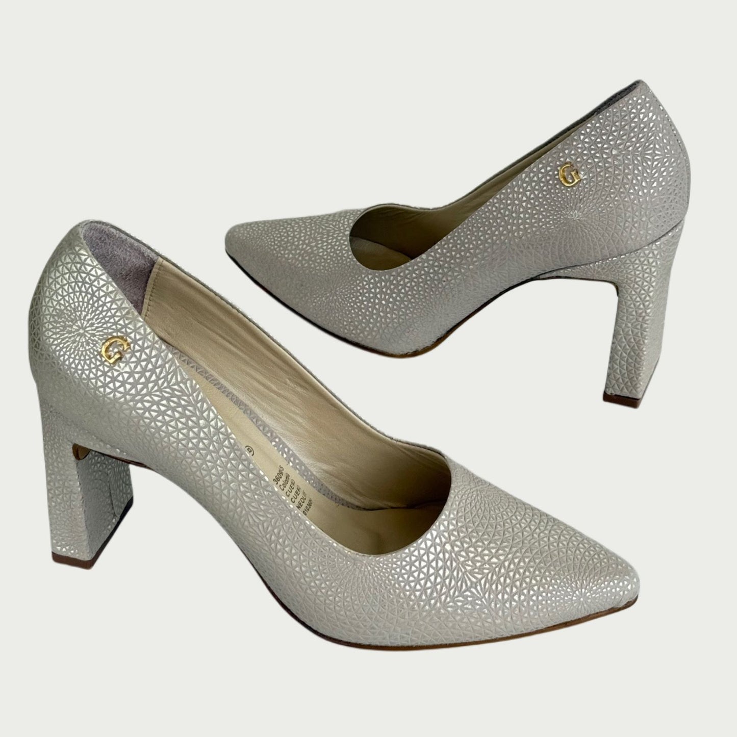 Stilettos en cuero folia x arena Ref: 4750XPAR