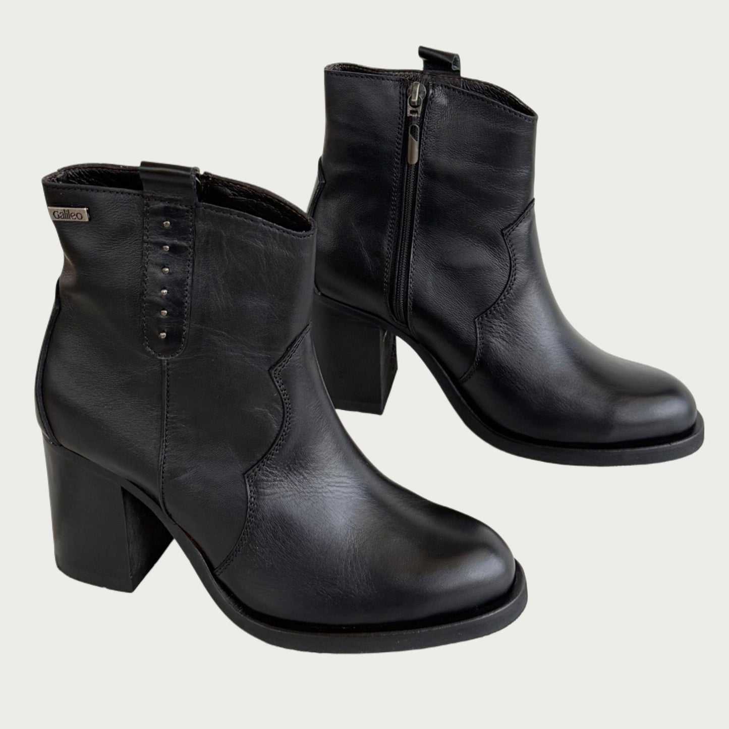Botin en cuero negro Ref: 6333NPN