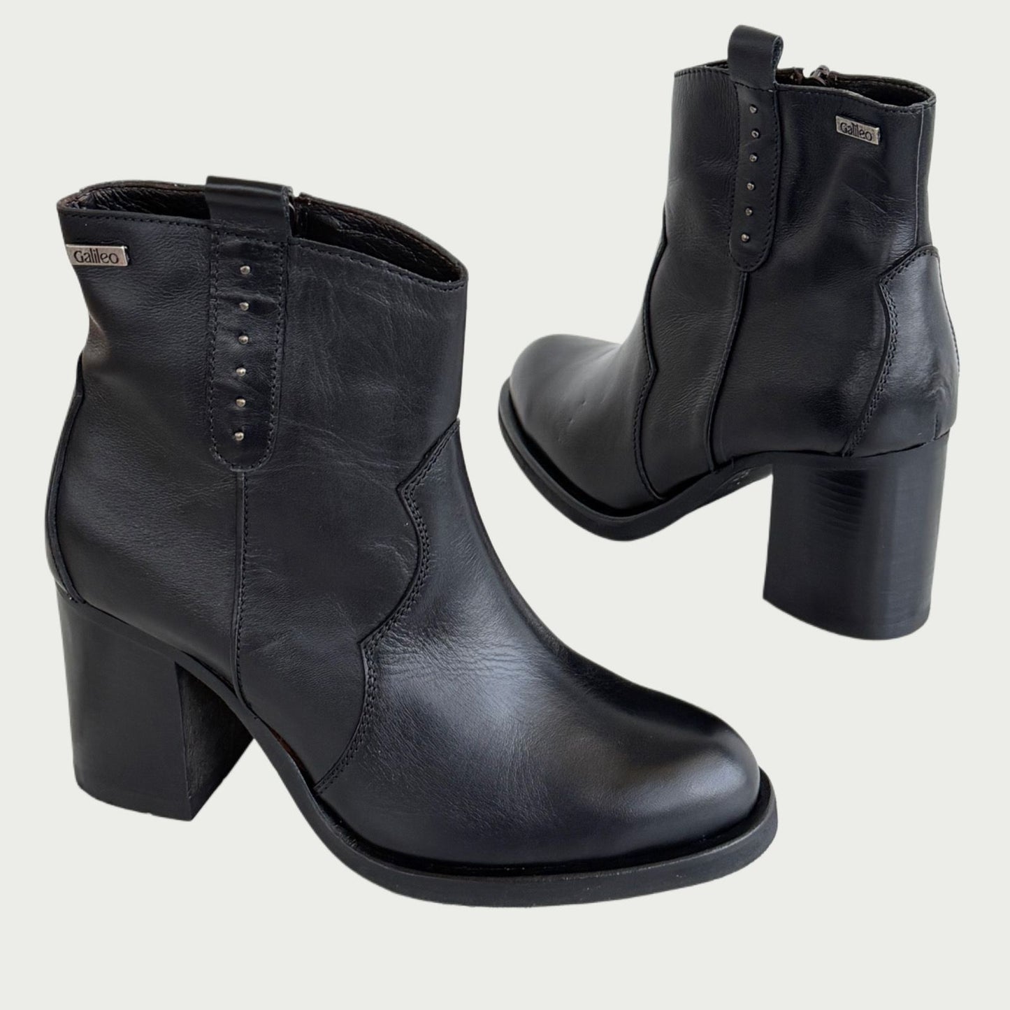 Botin en cuero negro Ref: 6333NPN