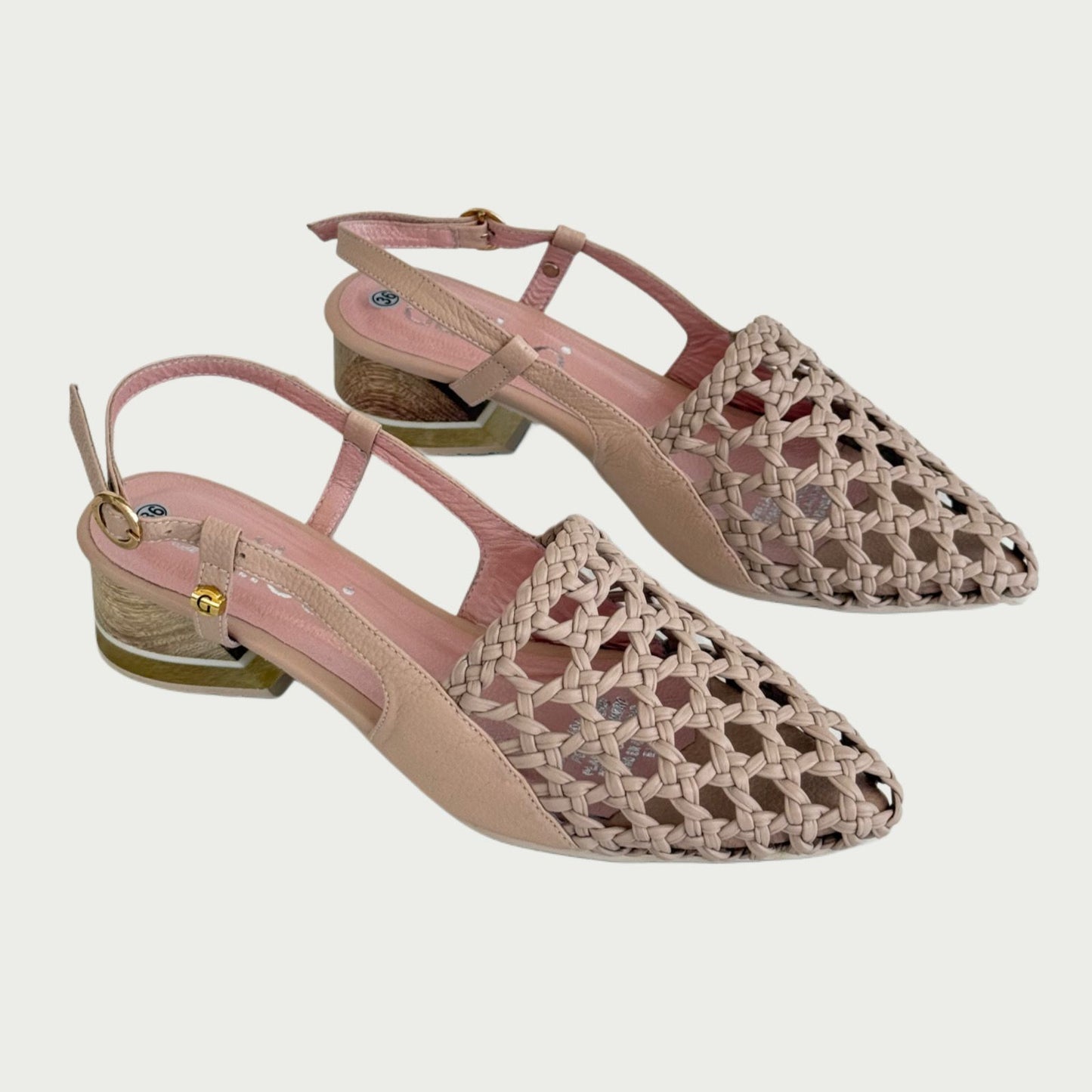 Zapatos en cuero nude Ref: 3928XPTA