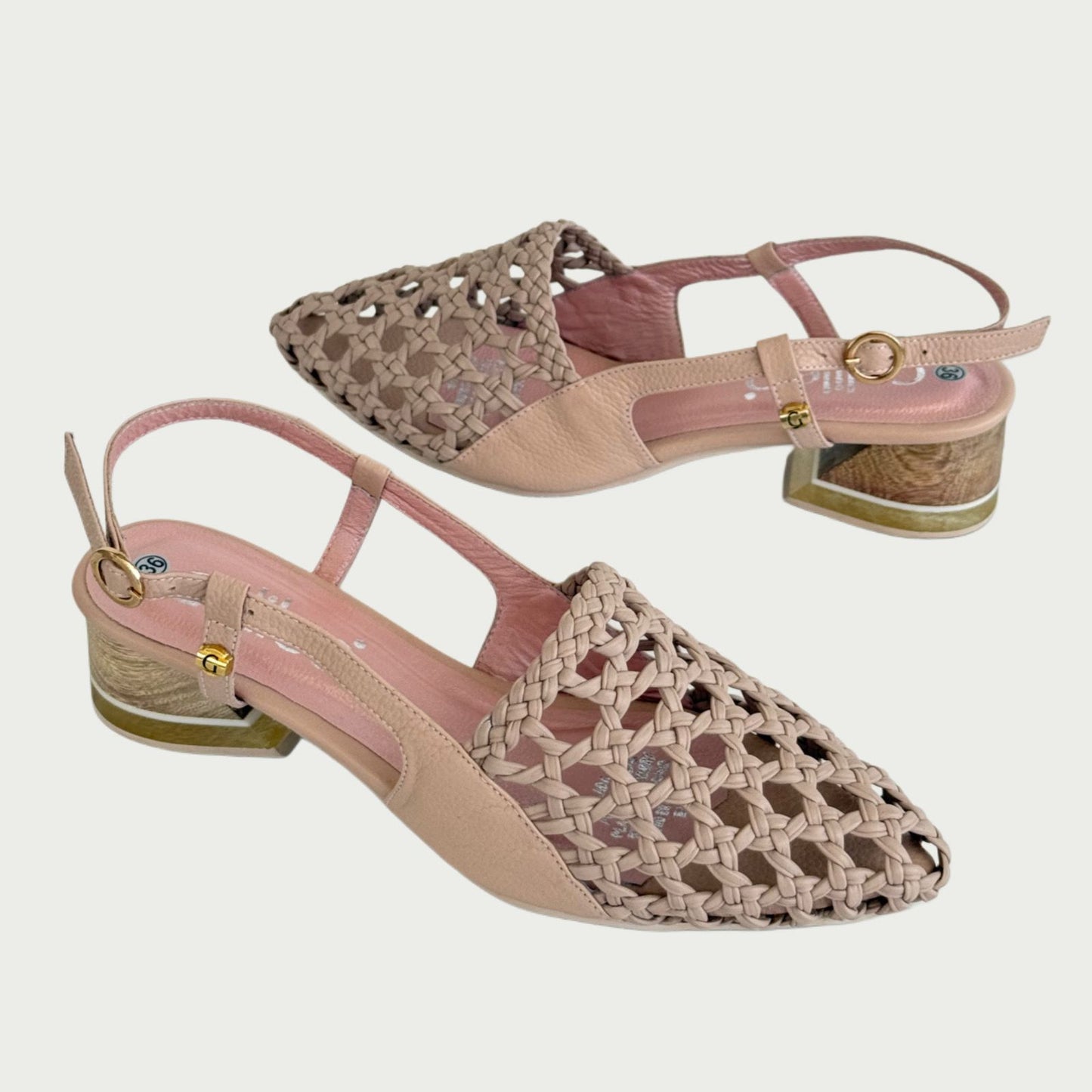 Zapatos en cuero nude Ref: 3928XPTA