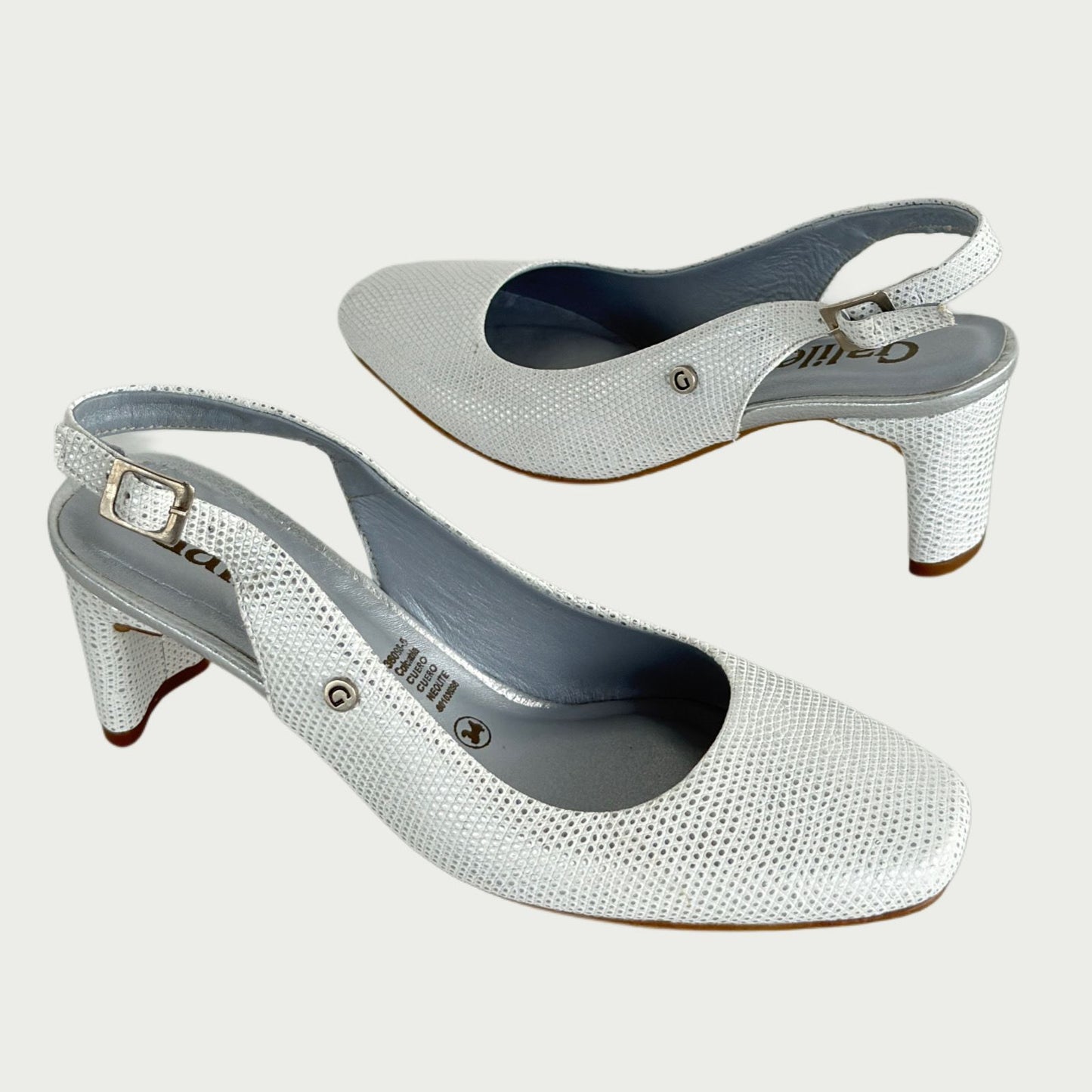 Zapatos en cuero blanco Ref: 4865NYB