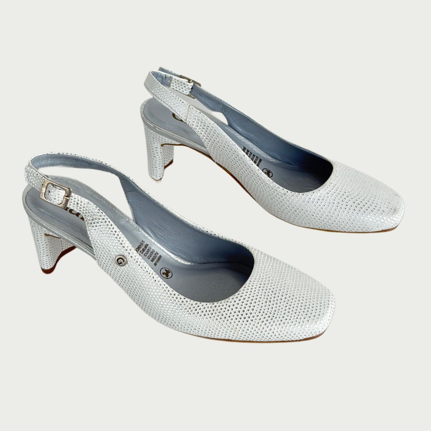 Zapatos en cuero blanco Ref: 4865NYB