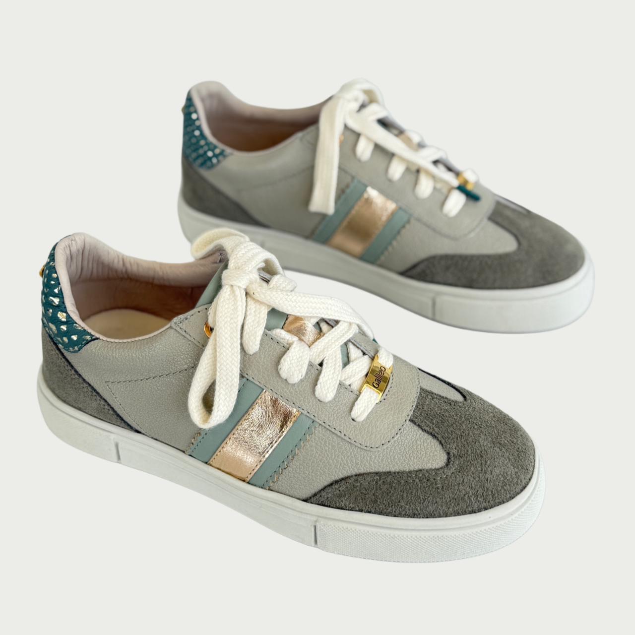 Tenis en cuero verde Ref: 700XPVER