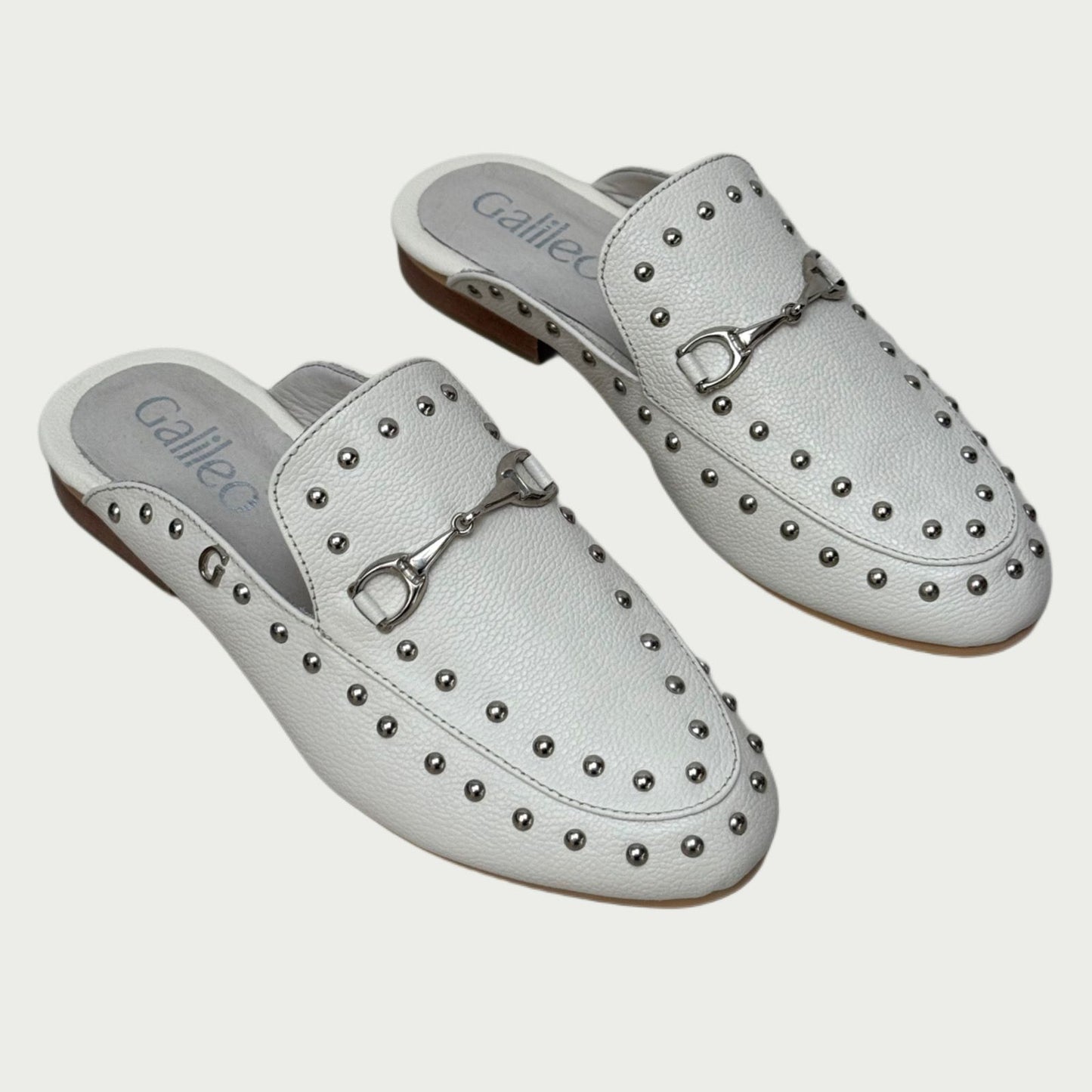 Zuecos en cuero beige x taches Ref: AZUCENAMT5