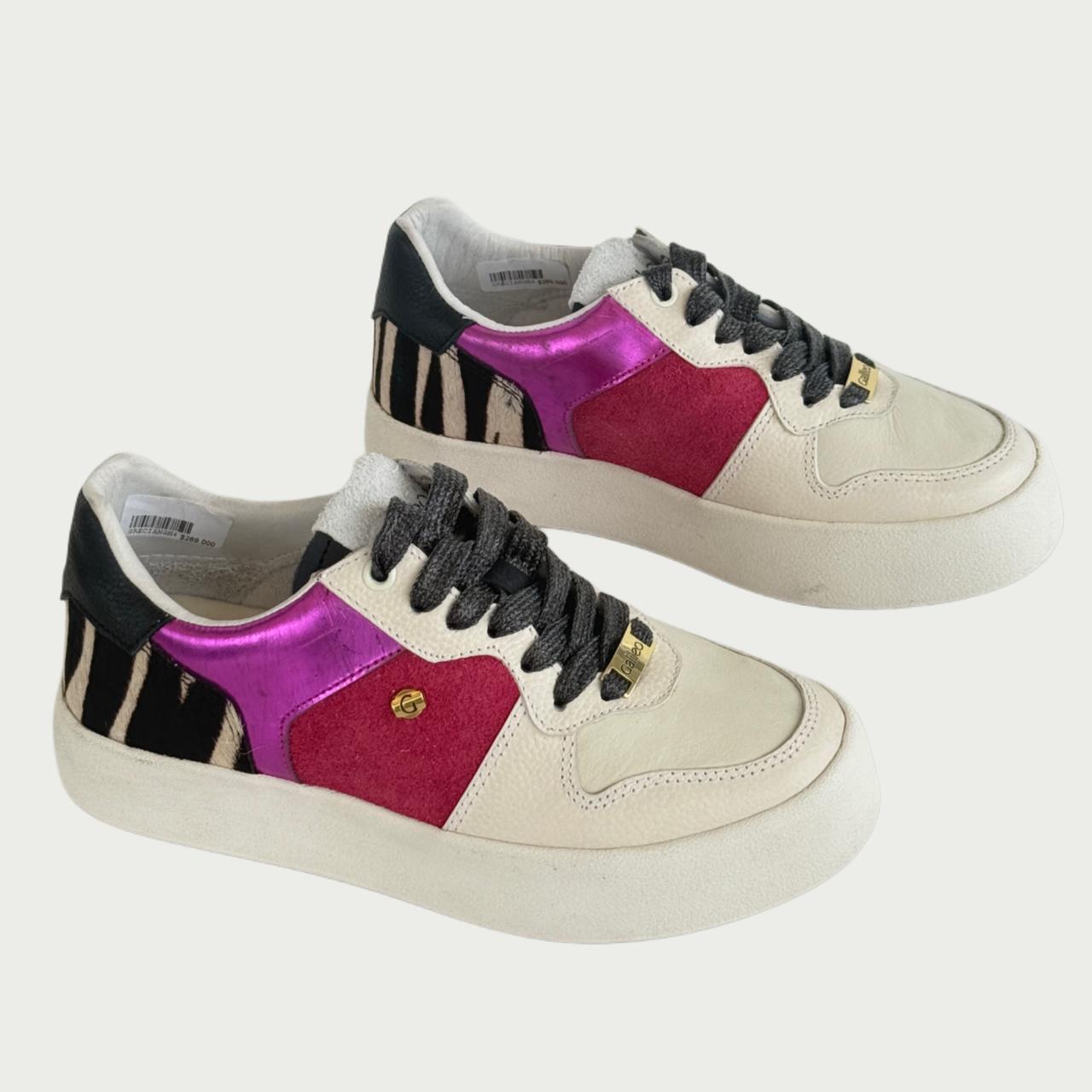 Tennis en cuero zebra x fucsia Ref: GRECIANGH4