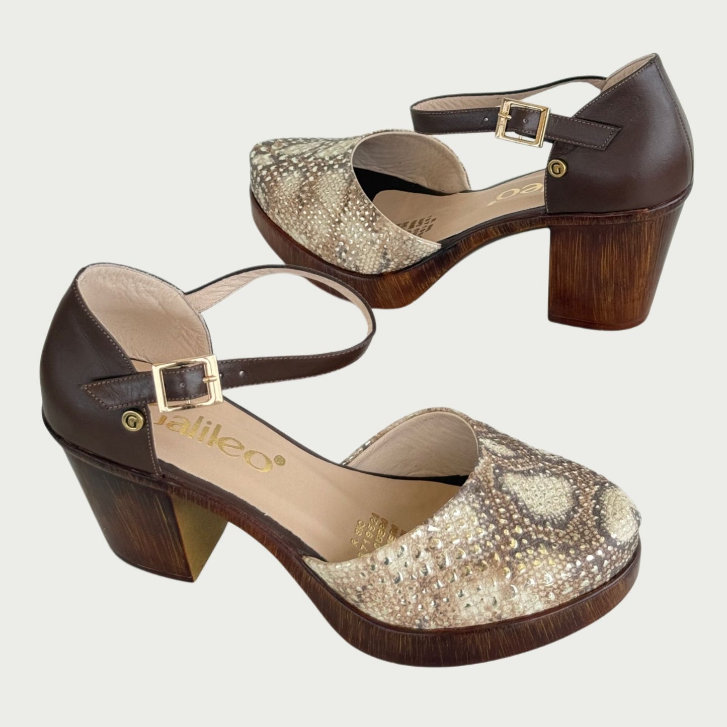 Sandalias en cuero ostra x triton Ref: S10XPOST