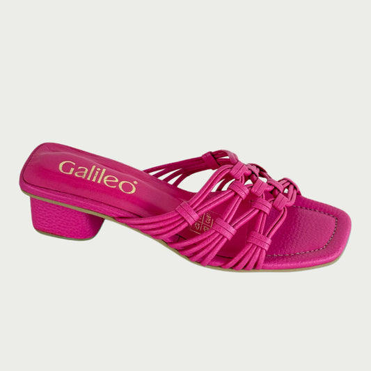 Sandalias en cuero fucsia Ref: 1731WF6
