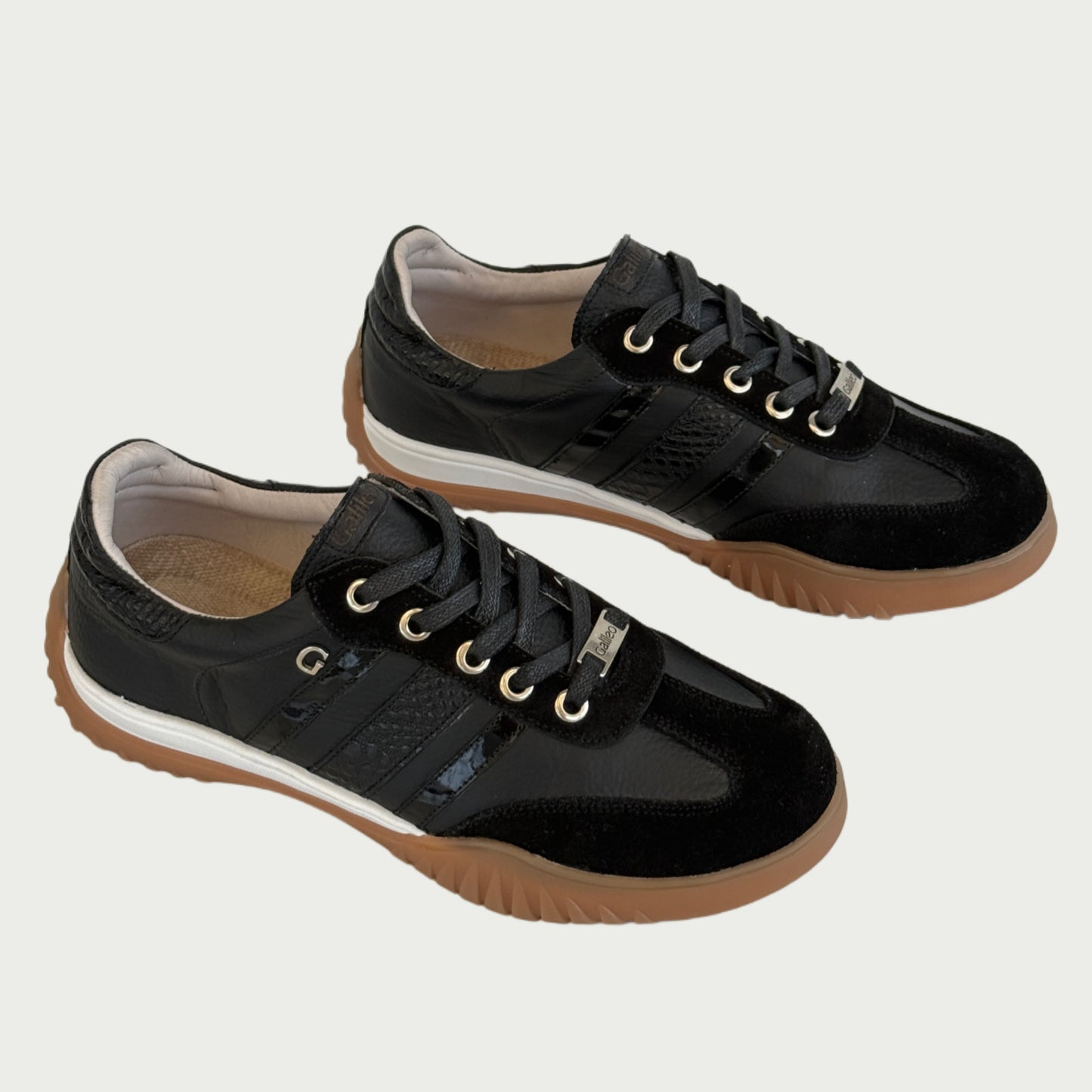 Tenis en cuero negro Ref: SV37XPNG7