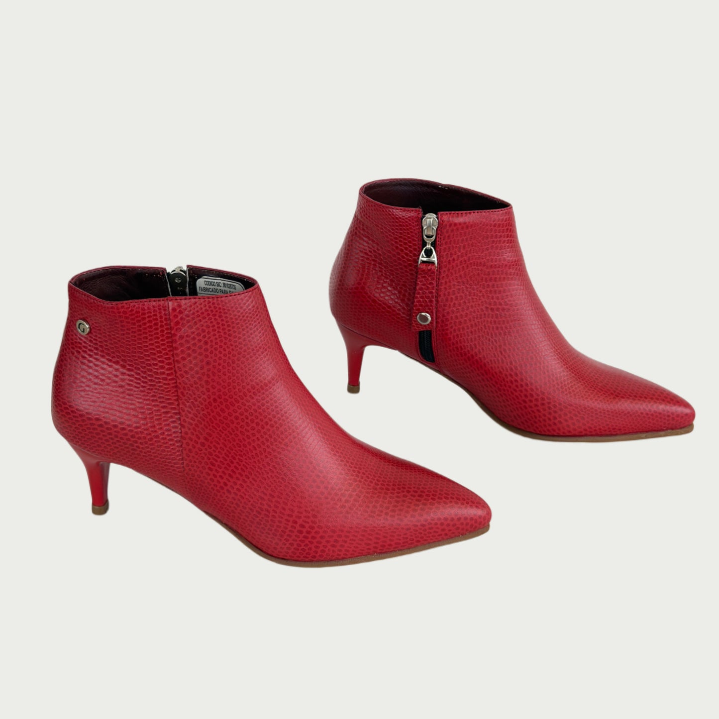 Botin en cuero rojo Ref: 6549WPR