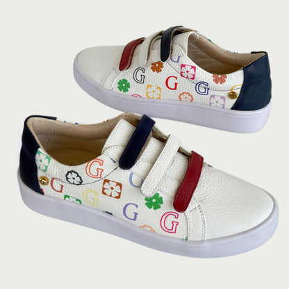 Tenis blanco multicolor Ref:T014XPBL