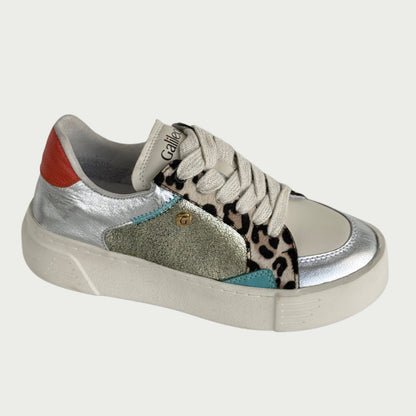 Tenis en cuero multicolor Ref: LUNAMPLA