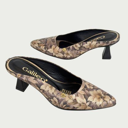 Zapatos en cuero otoño oro Ref: PC102