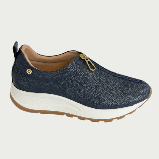 Tenis en cuero azul Ref: T284NGZ36