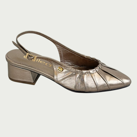 Zapatos en cuero bronce Ref: PC112ZLU