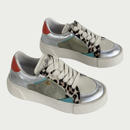 Tenis en cuero multicolor Ref: LUNAMPLA