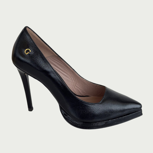 Stilettos en cuero negro Ref: 6045NPNG