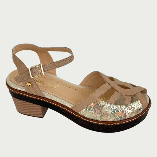 Sandalias en cuero x capuchino Ref: S91MPCAP