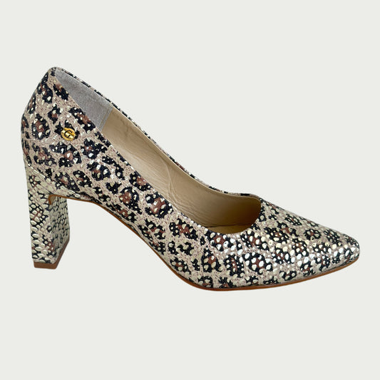 Zapatos en cuero animal print Ref: 4750PAP4