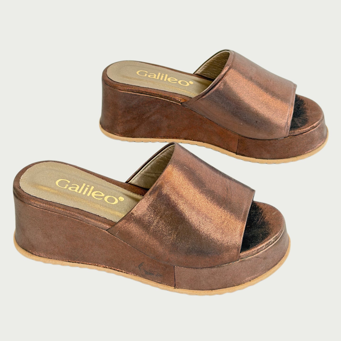 Sandalias en cuero folia luna Ref: 4155ZP