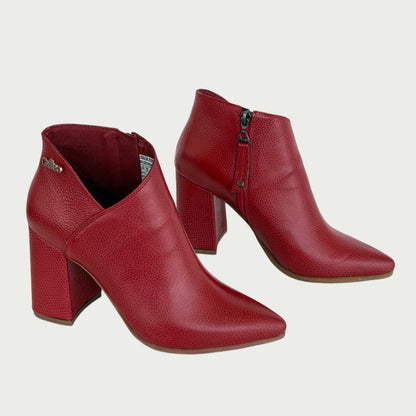 Botines en cuero rojo Ref: 6048XP