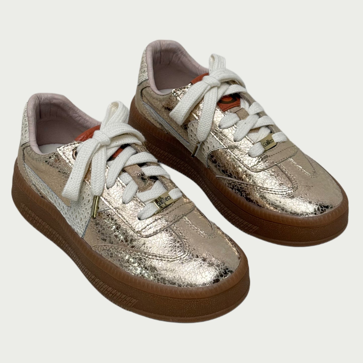 Tenis en cuero oro Ref:M634MPOR4