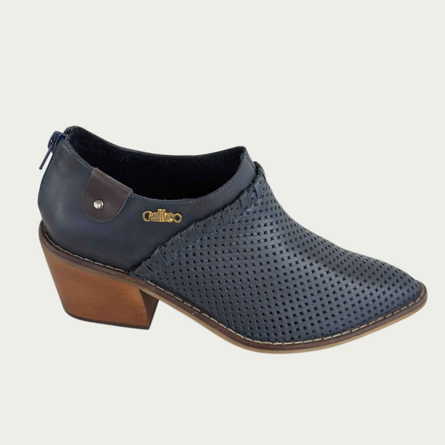 Botin en cuero azul Ref: GALIDZPAZ